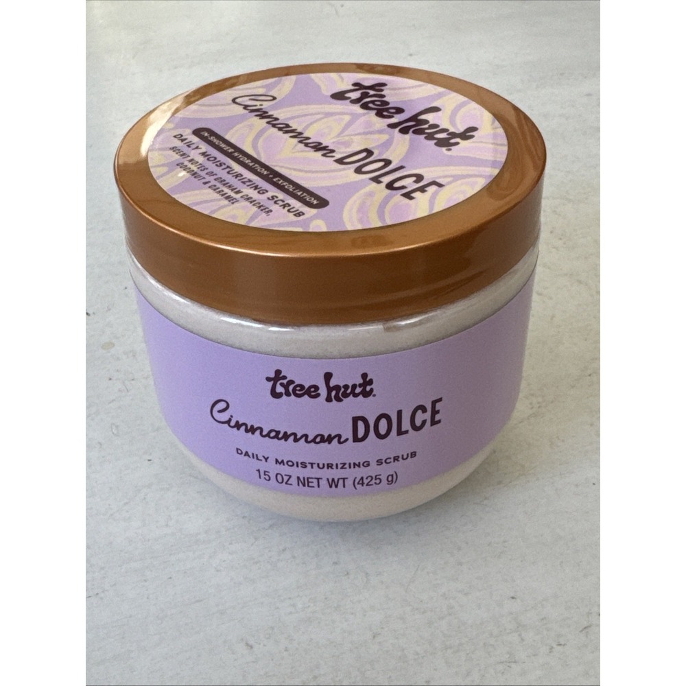 Tree Hut Cinnamon Dulce Daily Moisturizing Scrub Whipped Body Exfoliator - 15 Oz